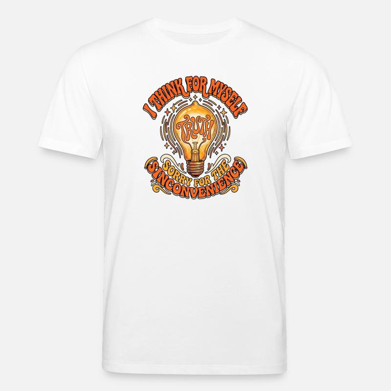 Think For Myself - Stanley/Stella Unisex Bio-T-Shirt CREATOR  - Weiß