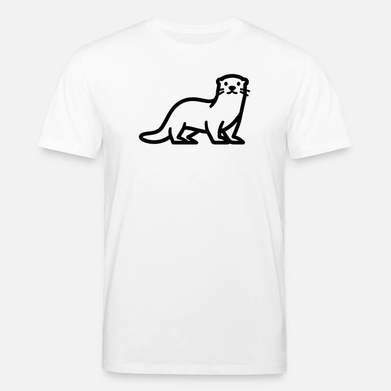 loutre - T-shirt bio CREATOR Stanley/Stella Unisexe - blanc