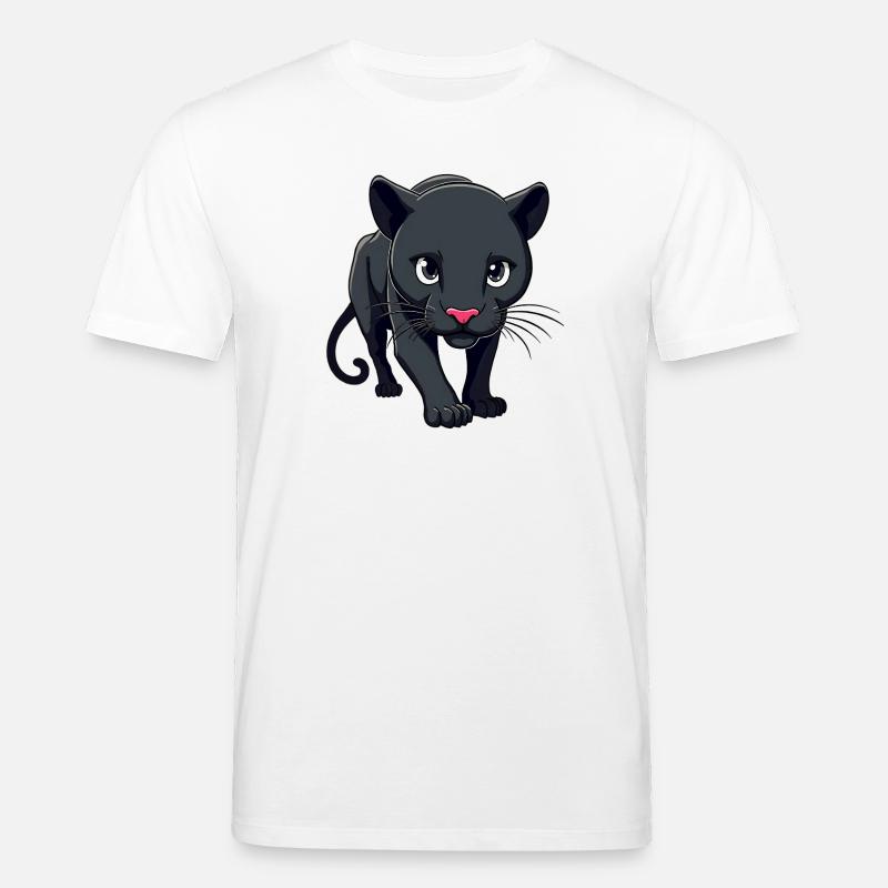 Panthère - T-shirt bio CREATOR Stanley/Stella Unisexe - blanc