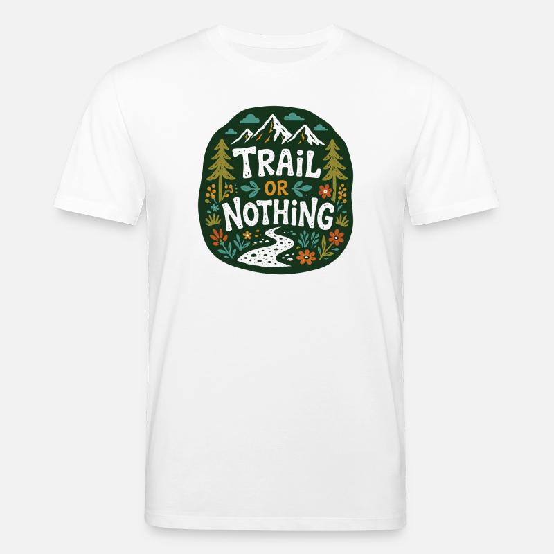 Trail or Nothing Berglauf-Design - Stanley/Stella Unisex Bio-T-Shirt CREATOR - Weiß