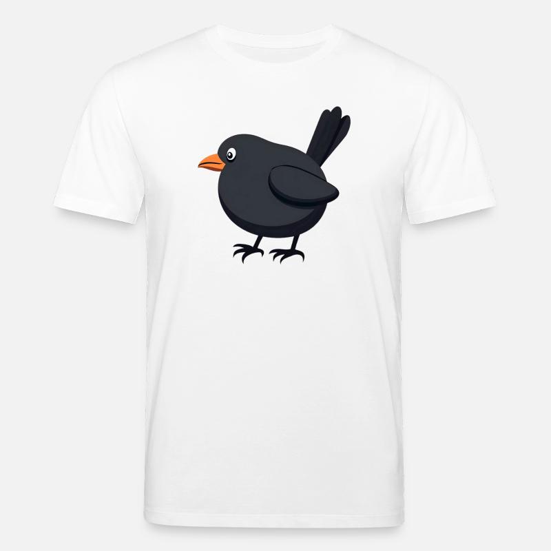 Amsel Vogel - Stanley/Stella Unisex Bio-T-Shirt CREATOR - Weiß