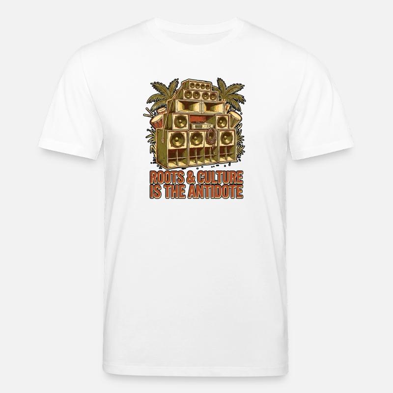 L’antidote, c’est les Racines - T-shirt bio CREATOR Stanley/Stella Unisexe - blanc