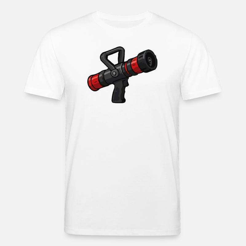Conception de lance-flammes de science-fiction - T-shirt bio CREATOR Stanley/Stella Unisexe - blanc