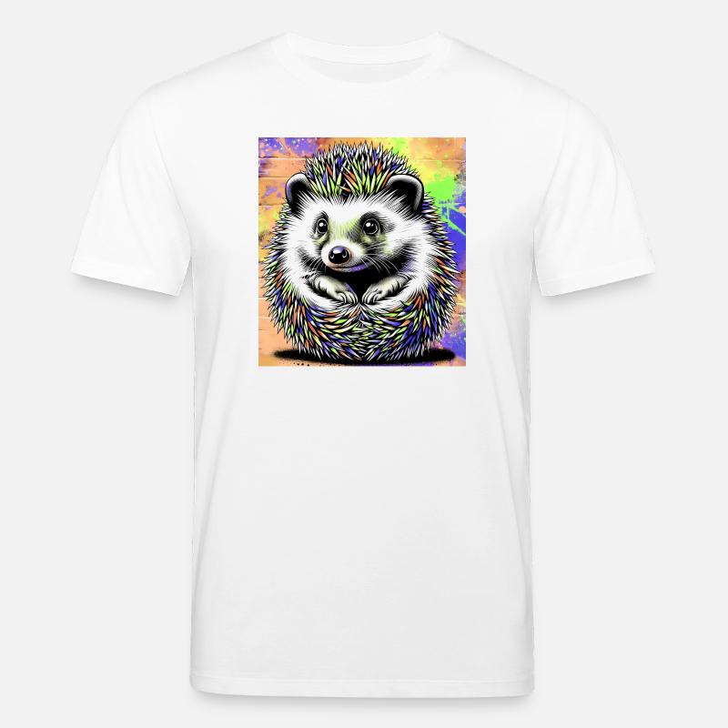 Igel - Stanley/Stella Unisex Bio-T-Shirt CREATOR  - Weiß