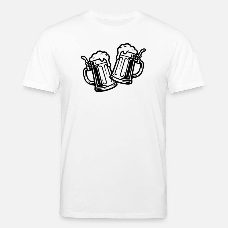 Bier Prost Symbol - Stanley/Stella Unisex Bio-T-Shirt CREATOR  - Weiß