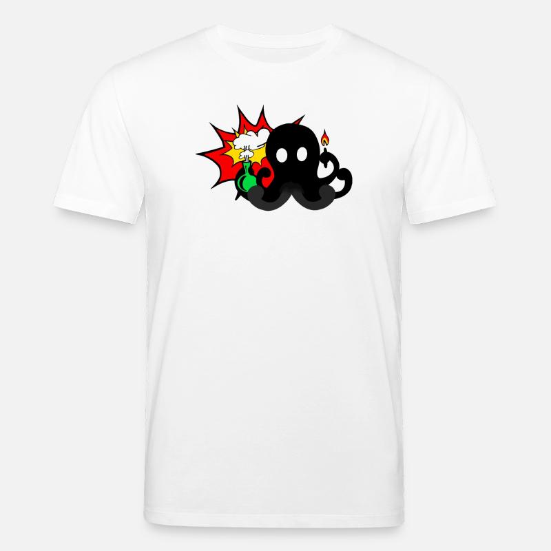 Science Explosion - Stanley/Stella CREATOR Unisex Organic T-Shirt - white