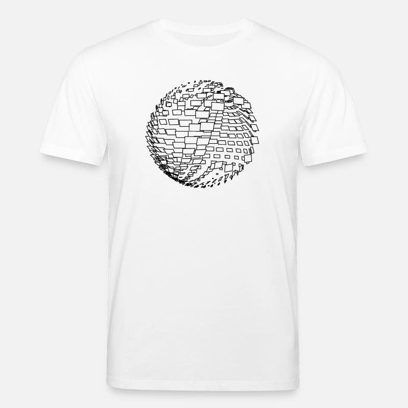 Parametric Kugel - Stanley/Stella Unisex Bio-T-Shirt CREATOR  - Weiß