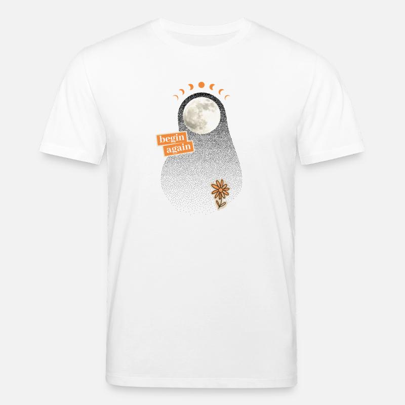 Neuanfang: begin again - Stanley/Stella Unisex Bio-T-Shirt CREATOR  - Weiß
