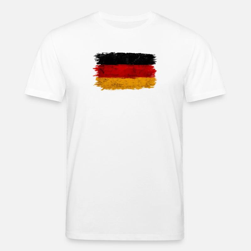 Drapeau allemand - T-shirt bio CREATOR Stanley/Stella Unisexe - blanc