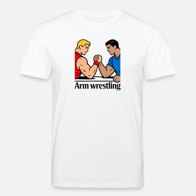 Bras de fer - T-shirt bio CREATOR Stanley/Stella Unisexe - blanc