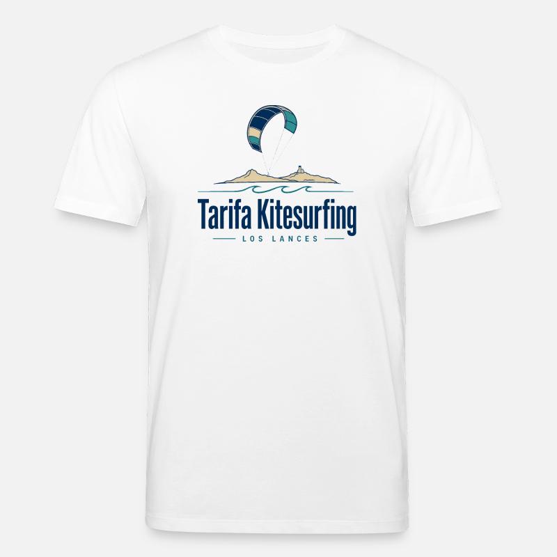 Tarifa Kitesurfing Paragleiter Insel - Stanley/Stella Unisex Bio-T-Shirt CREATOR  - Weiß