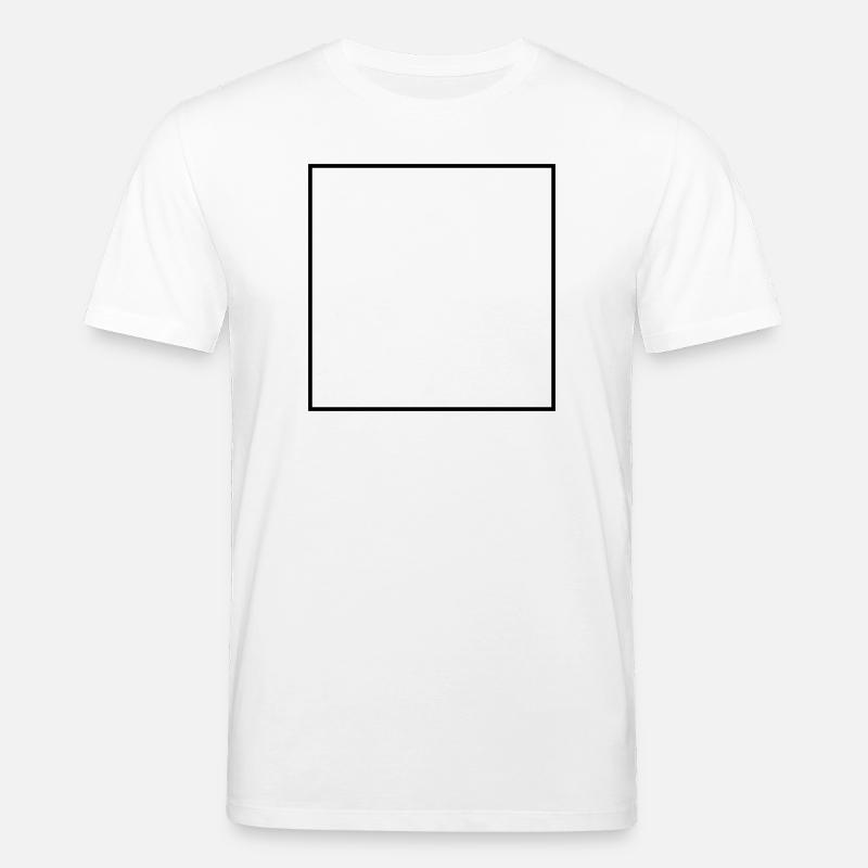 Square Empty - Stanley/Stella CREATOR Unisex Organic T-Shirt - white