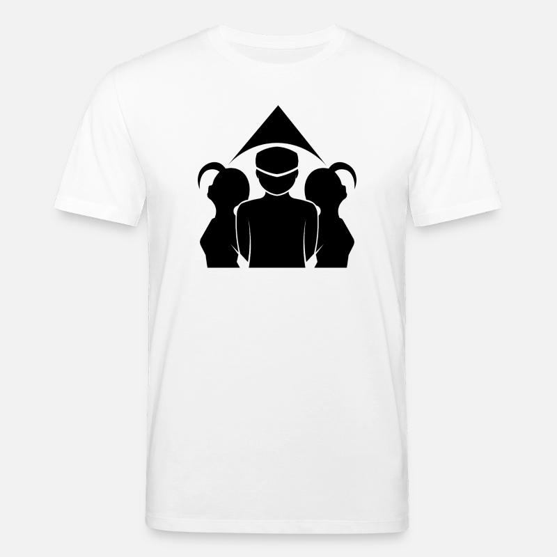 Im Schatten - Stanley/Stella Unisex Bio-T-Shirt CREATOR  - Weiß