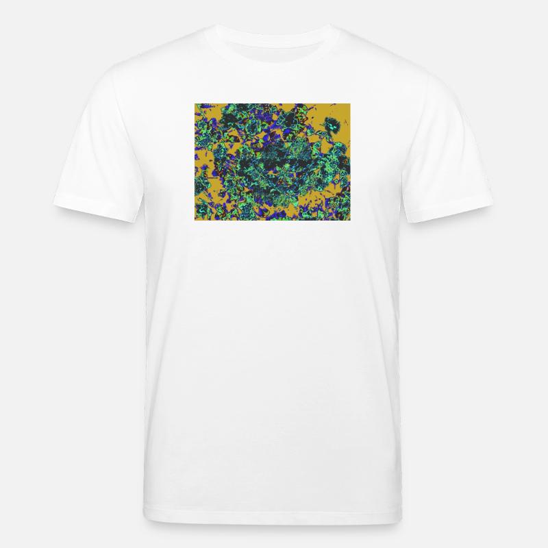 Neonblüten Psychedelisches Floraldesign - Stanley/Stella Unisex Bio-T-Shirt CREATOR  - Weiß