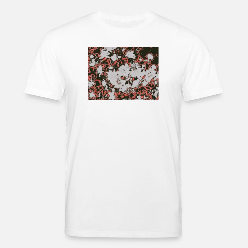 Roter Nebel-Abstractmuster - Stanley/Stella Unisex Bio-T-Shirt CREATOR  - Weiß