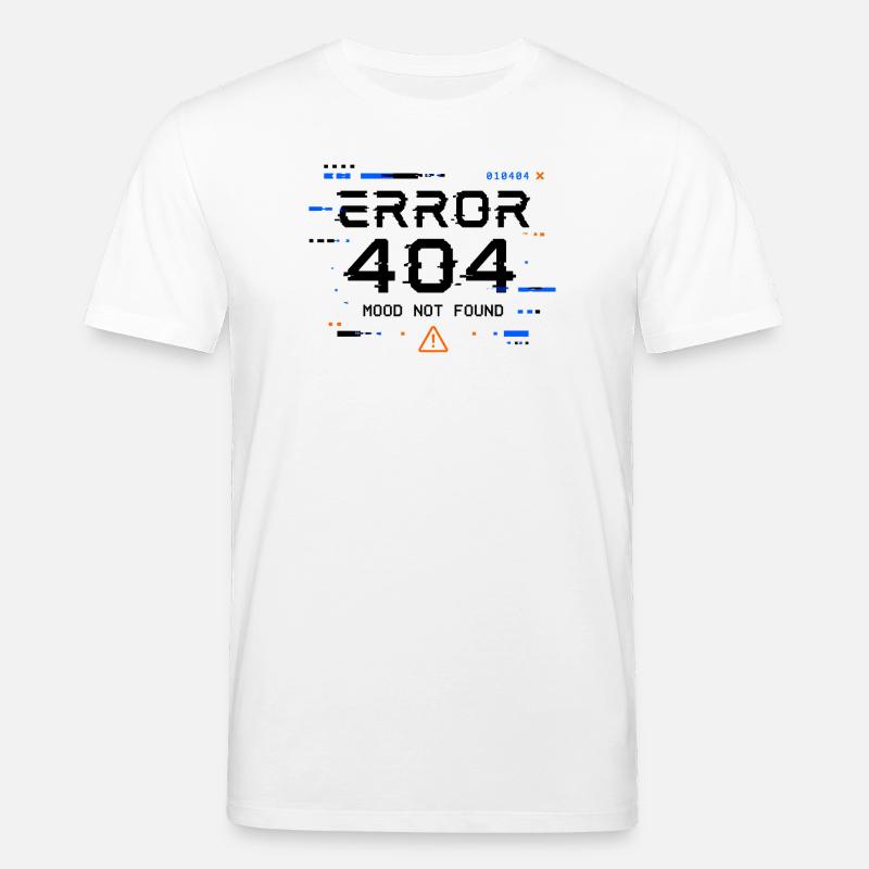 Fehler 404 Nicht Gefunden Muster - Stanley/Stella Unisex Bio-T-Shirt CREATOR  - Weiß