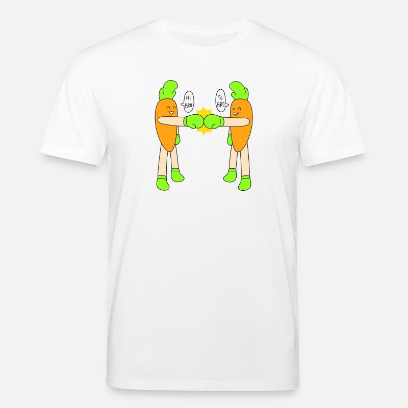 Karottenfauststoß - Stanley/Stella Unisex Bio-T-Shirt CREATOR - Weiß