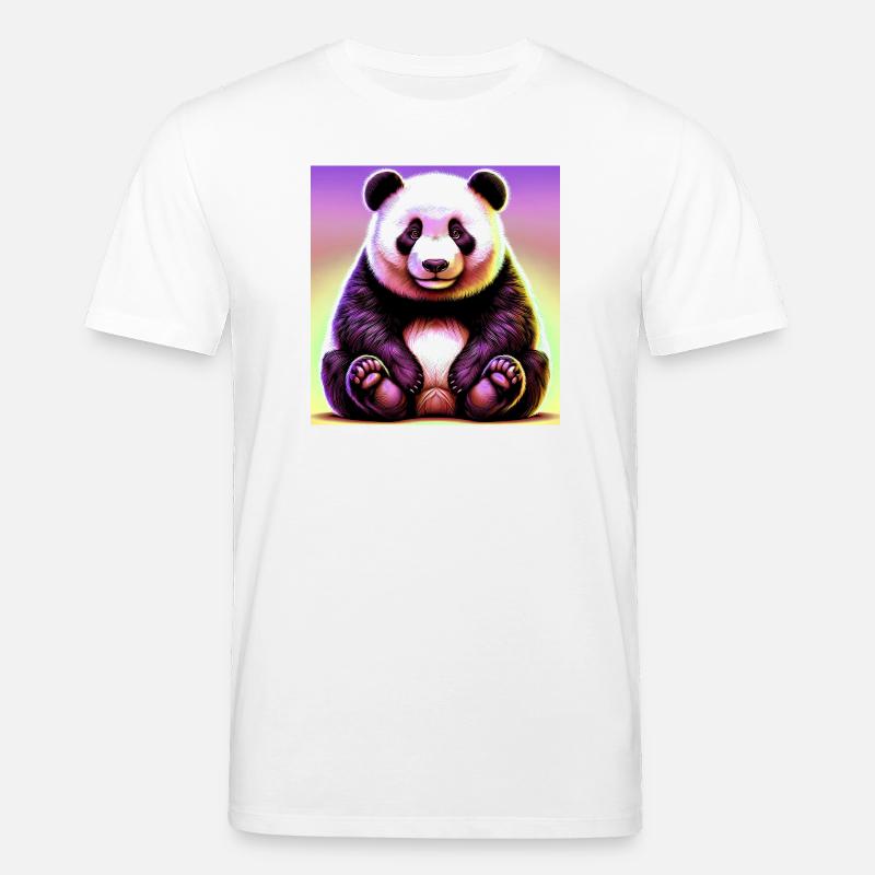 panda - T-shirt bio CREATOR Stanley/Stella Unisexe - blanc