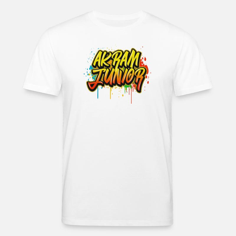 Akram Junior Graffiti - Stanley/Stella Unisex Bio-T-Shirt CREATOR  - Weiß