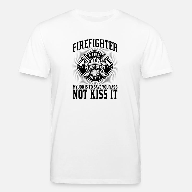Fire_Fighter - Stanley/Stella Unisex Bio-T-Shirt CREATOR  - Weiß