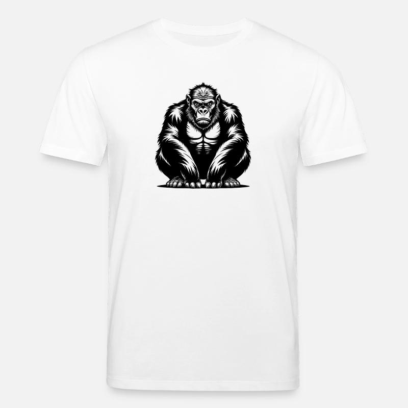 Gorilla - Stanley/Stella Unisex Bio-T-Shirt CREATOR  - Weiß