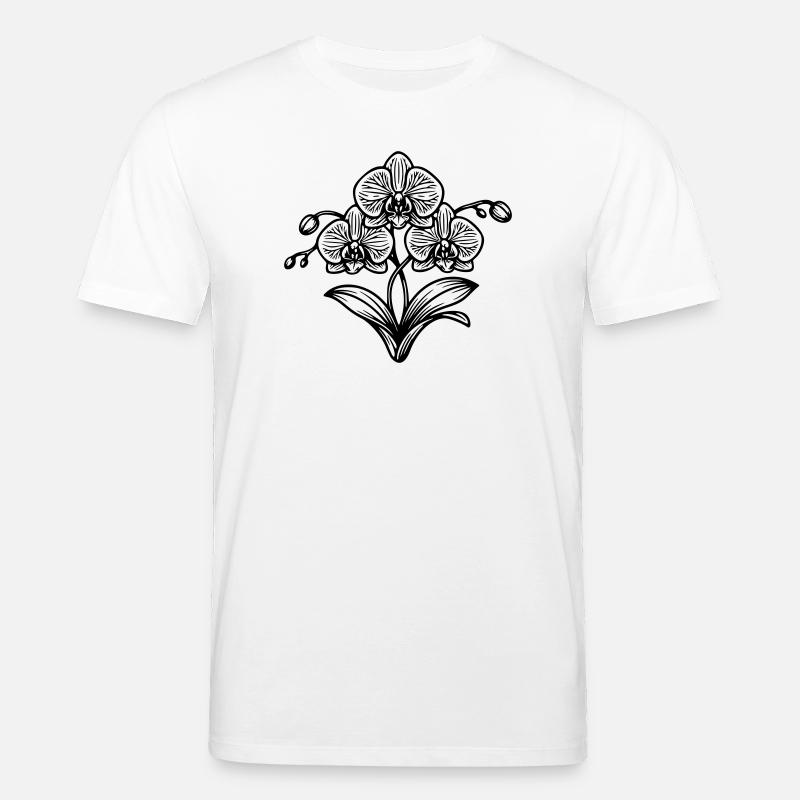 Orchidee - Stanley/Stella Unisex Bio-T-Shirt CREATOR - Weiß