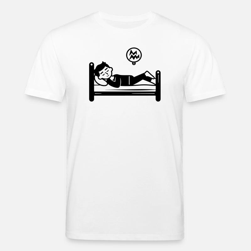 Sleeping Bed - Stanley/Stella CREATOR Unisex Organic T-Shirt - white