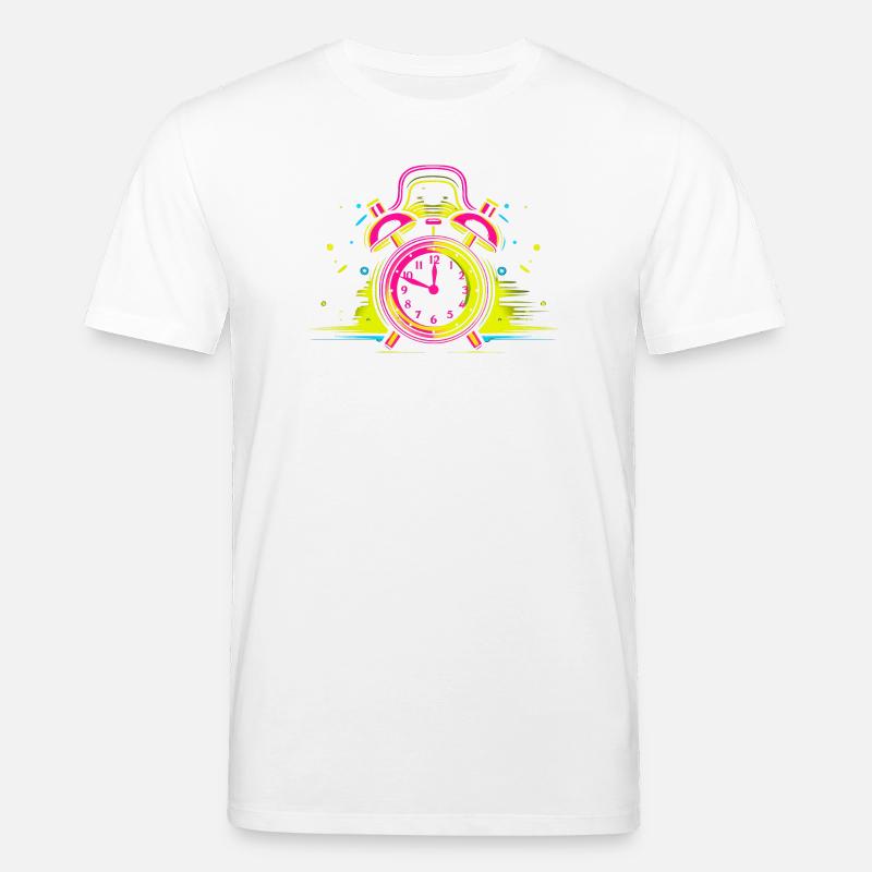 Synthwave de réveil - T-shirt bio CREATOR Stanley/Stella Unisexe - blanc