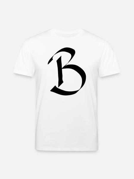 lettre B - T-shirt bio CREATOR Stanley/Stella Unisexe - blanc
