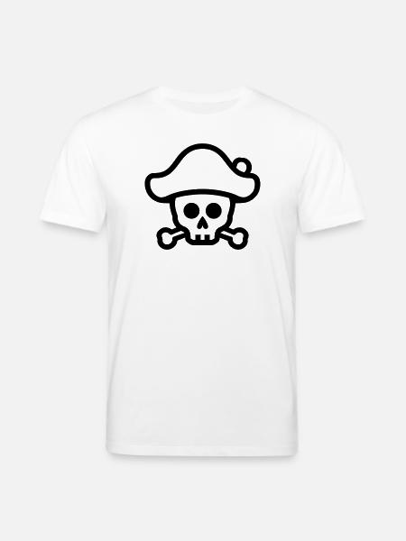 Skull - Stanley/Stella CREATOR Unisex Organic T-Shirt - white