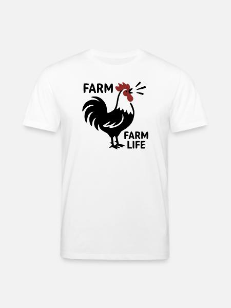 Hahn Farm Life Logo - Stanley/Stella Unisex Bio-T-Shirt CREATOR  - Weiß