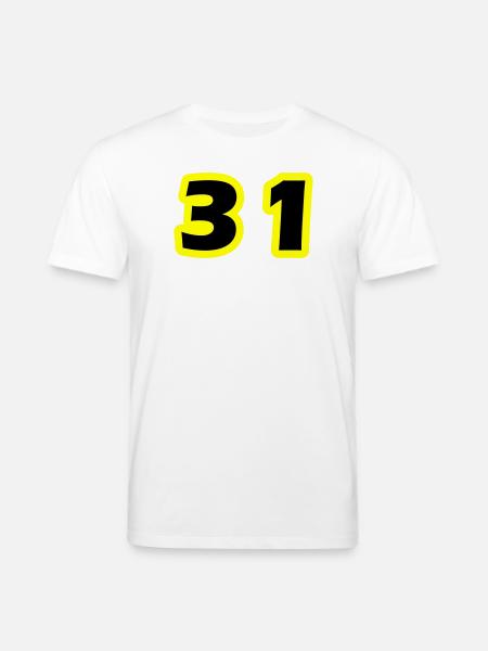 31 Number symbol - Stanley/Stella CREATOR Unisex Organic T-Shirt - white