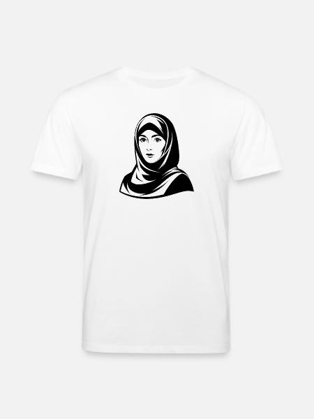 Hijab Woman - Stanley/Stella CREATOR Unisex Organic T-Shirt - white