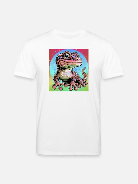 Gecko - Stanley/Stella Unisex Bio-T-Shirt CREATOR - Weiß