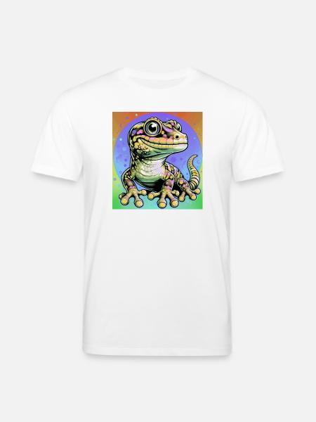 Gecko - Stanley/Stella Unisex Bio-T-Shirt CREATOR  - Weiß