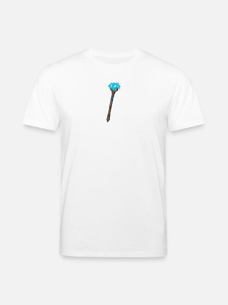 Magischer Kristallstab Blau - Stanley/Stella Unisex Bio-T-Shirt CREATOR  - Weiß