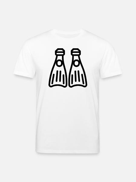 Tauchflossen - Stanley/Stella Unisex Bio-T-Shirt CREATOR - Weiß