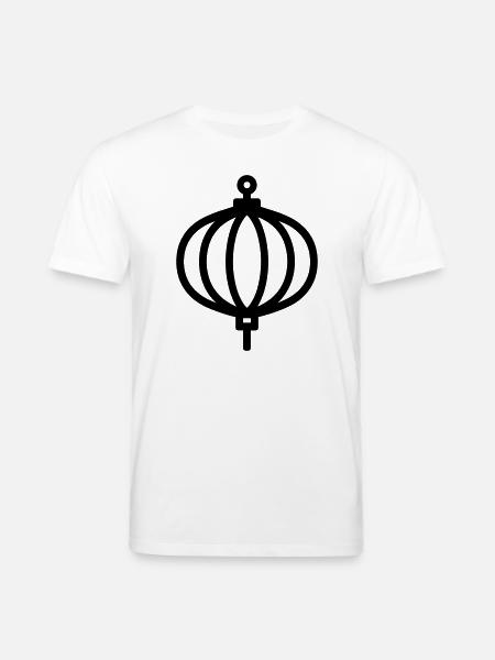 Chinese Lantern - Stanley/Stella CREATOR Unisex Organic T-Shirt - white