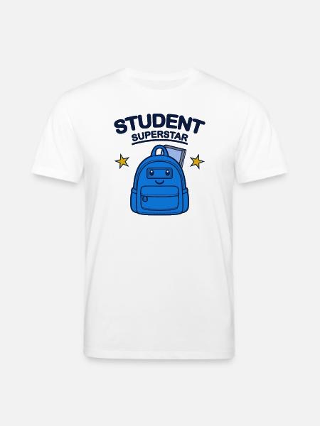 Studenten-Superstar-Design - Stanley/Stella Unisex Bio-T-Shirt CREATOR  - Weiß