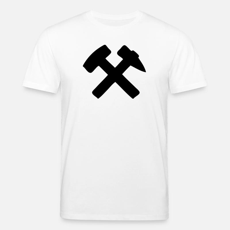 Schlägel und Eisen - Stanley/Stella Unisex Bio-T-Shirt CREATOR  - Weiß