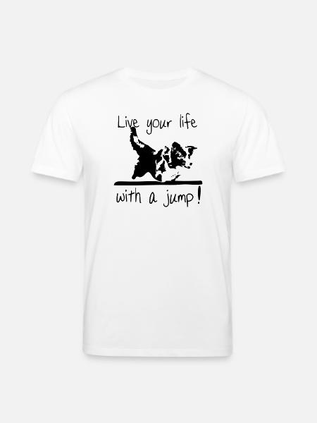 Border Collie - Agility - Stanley/Stella Unisex Bio-T-Shirt CREATOR - Weiß