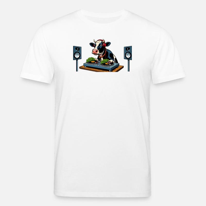 DJ Cowspin - Stanley/Stella Unisex Bio-T-Shirt CREATOR  - Weiß