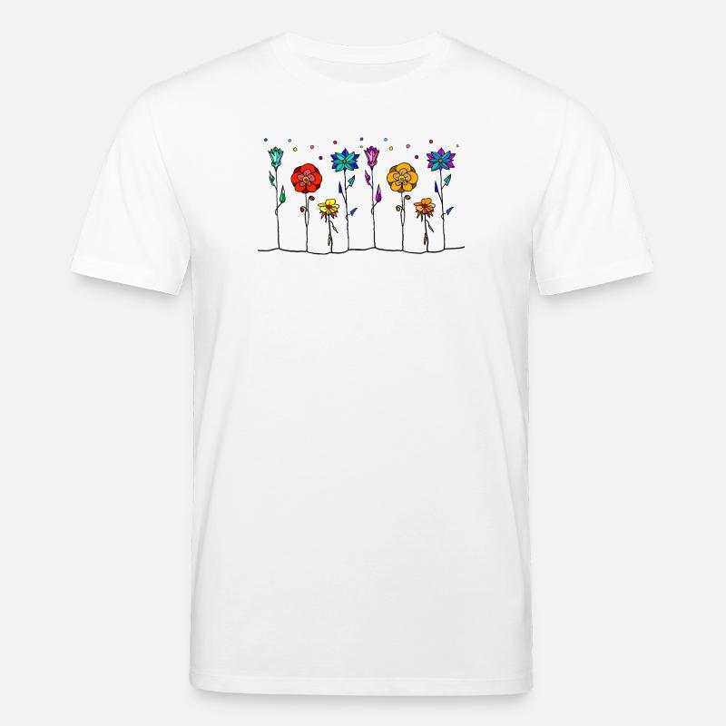 Fleur - T-shirt bio CREATOR Stanley/Stella Unisexe - blanc