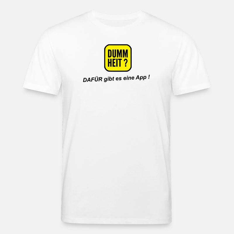 Application stupide - T-shirt bio CREATOR Stanley/Stella Unisexe - blanc
