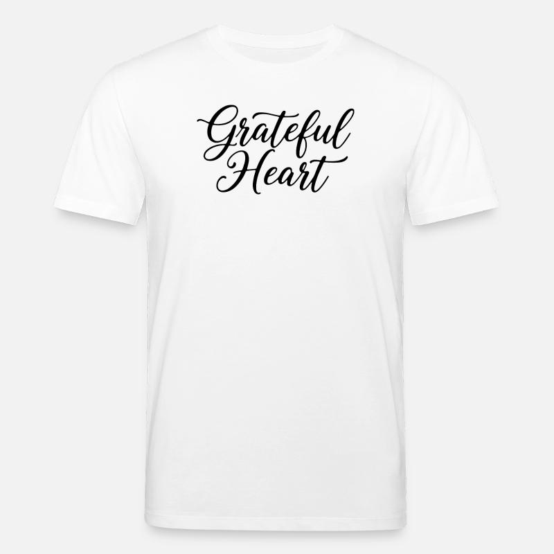 Grateful Heart Script - Stanley/Stella Unisex Bio-T-Shirt CREATOR  - Weiß