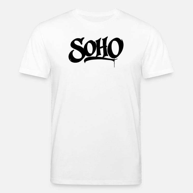 Conception de t-shirts graffiti Soho - T-shirt bio CREATOR Stanley/Stella Unisexe - blanc