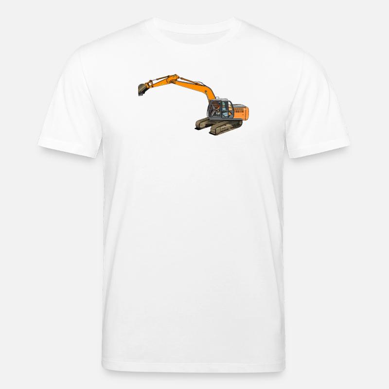 Löffelbagger greift ein - Stanley/Stella Unisex Bio-T-Shirt CREATOR  - Weiß