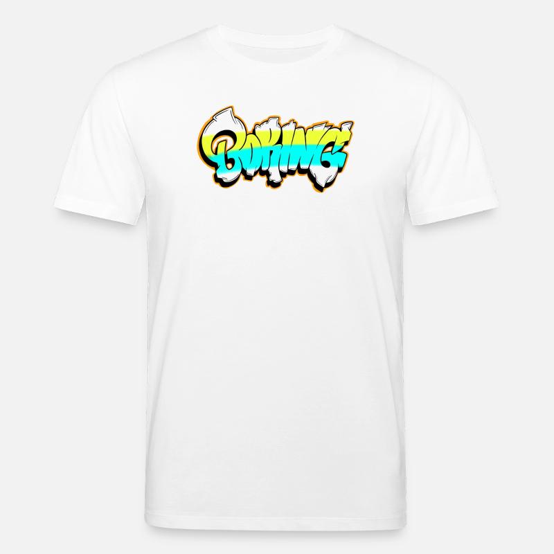 Boomer Graffiti Gradient - T-shirt bio CREATOR Stanley/Stella Unisexe - blanc