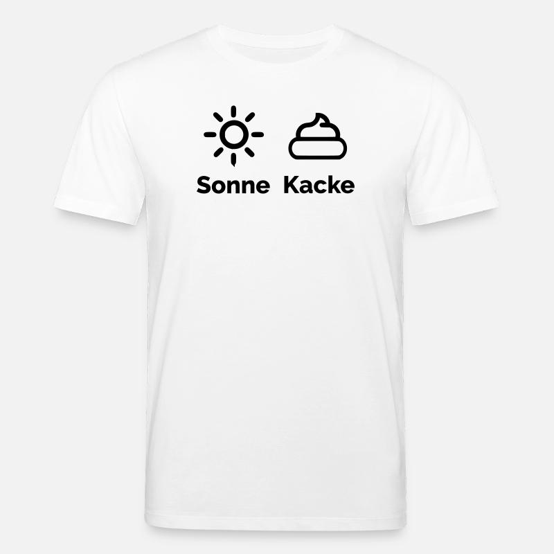 Caca de soleil - T-shirt bio CREATOR Stanley/Stella Unisexe - blanc