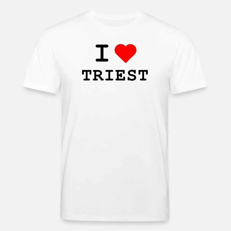 J’adore Trieste - J’aime Trieste - T-shirt bio CREATOR Stanley/Stella Unisexe - blanc